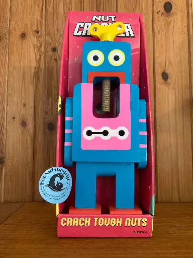 Robot notenkraker blauw L