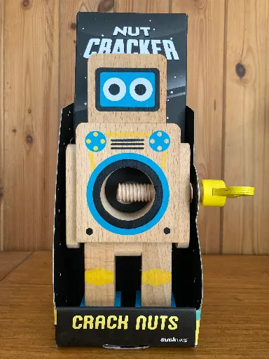 Robot notenkraker bruin S  